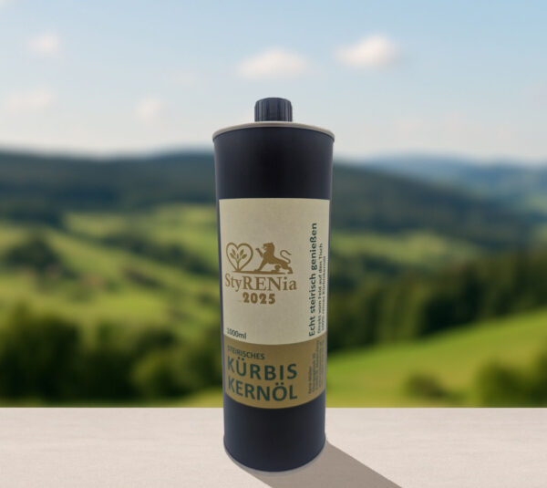 100 % Reines Steirisches Kürbiskernöl – 1 Liter